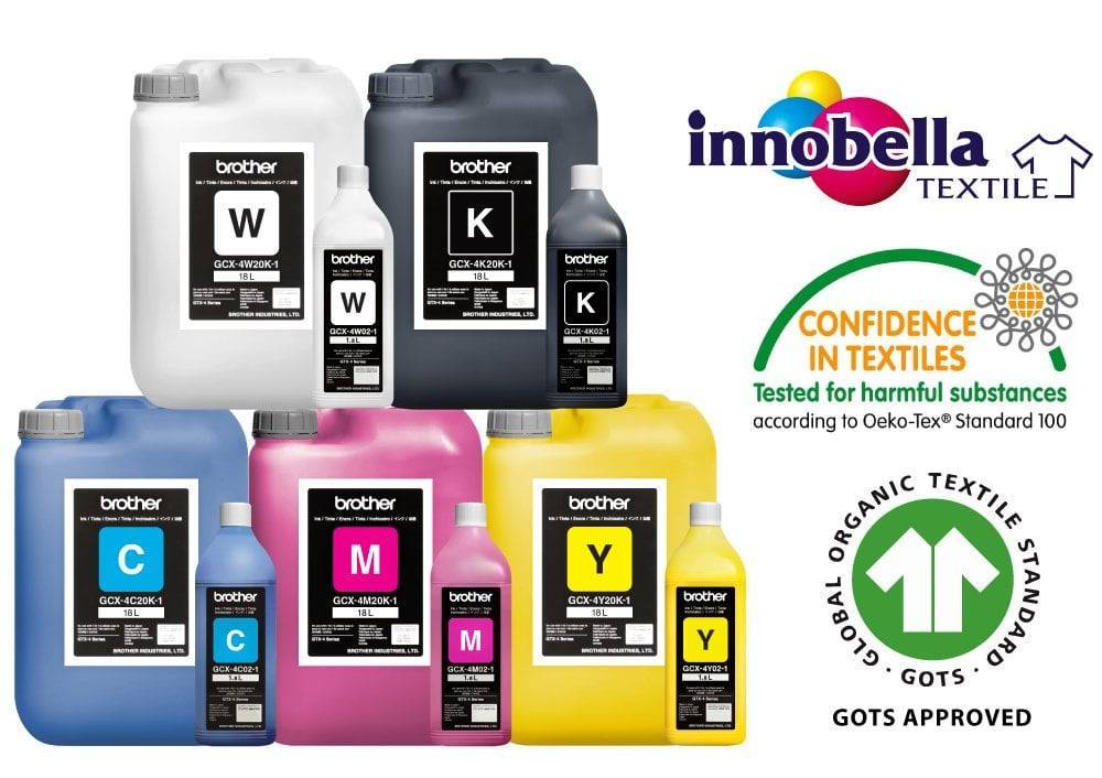 tintas para impresora textil Brother